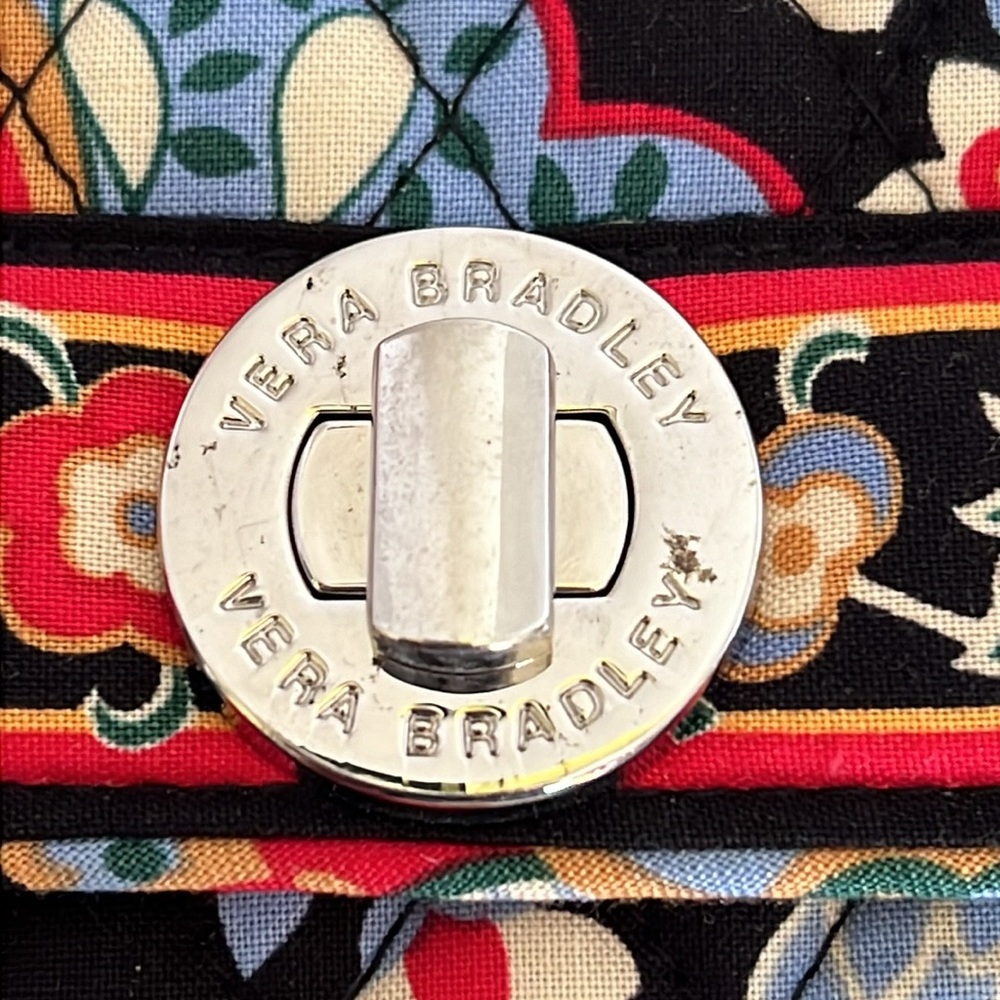Vera Bradley Julia Versailles Pattern Top Handle & Convertible Detachable Strap - Picture 6 of 16